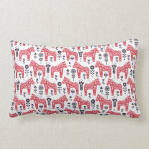 Lumber Cushion - Design de Dala Horse Sueco