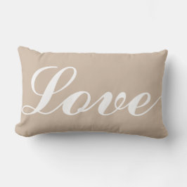 Almofada Lombar Lumber Cushion - Love (bege)