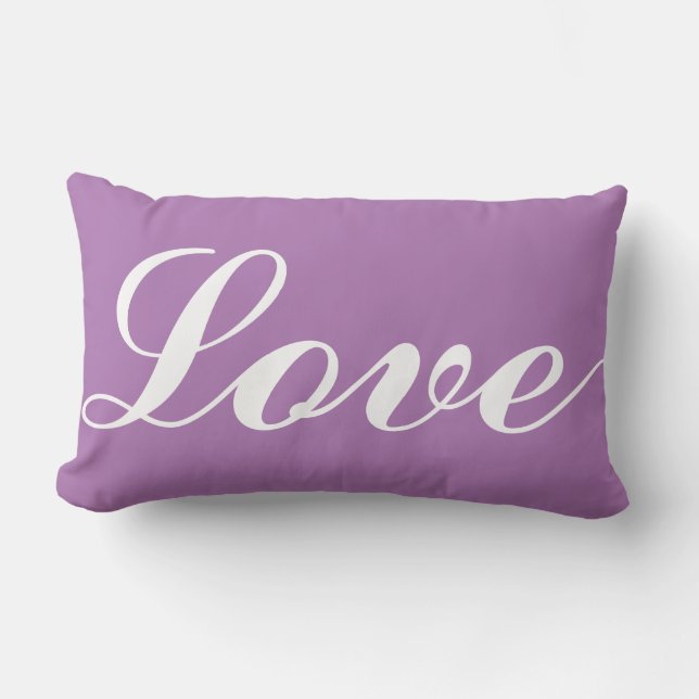 Almofada Lombar Lumber Cushion - Love (Lavanda) (Frente)