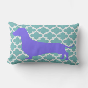 Almofada Lombar Lumber Cushion - Silhueta Roxa Dachshund