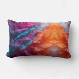 Almofada Lombar Luminous Abstract Tissue Paper Layers