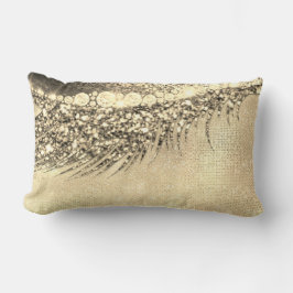 Almofada Lombar Lux Makeup Lash Champagne Dourado