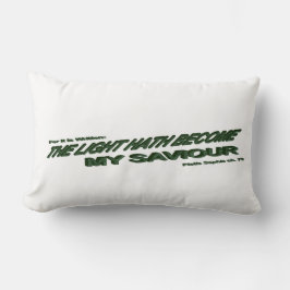 Almofada Lombar Luz Hath Torna-Se Meu Salvador - Verde