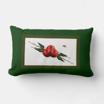 Maçãs Vermelhas de Aquarela