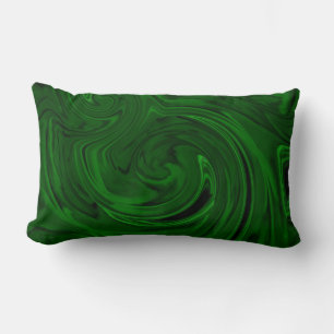 Almofada Lombar malaquite verde da textura