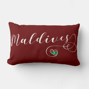 Almofada Lombar Maldives Flag, Maldivian Heart