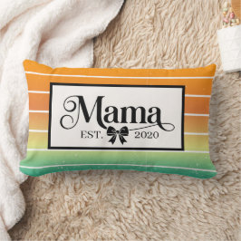 Almofada Lombar Mamá Pôr do Sol Retro Personalizado Est.
