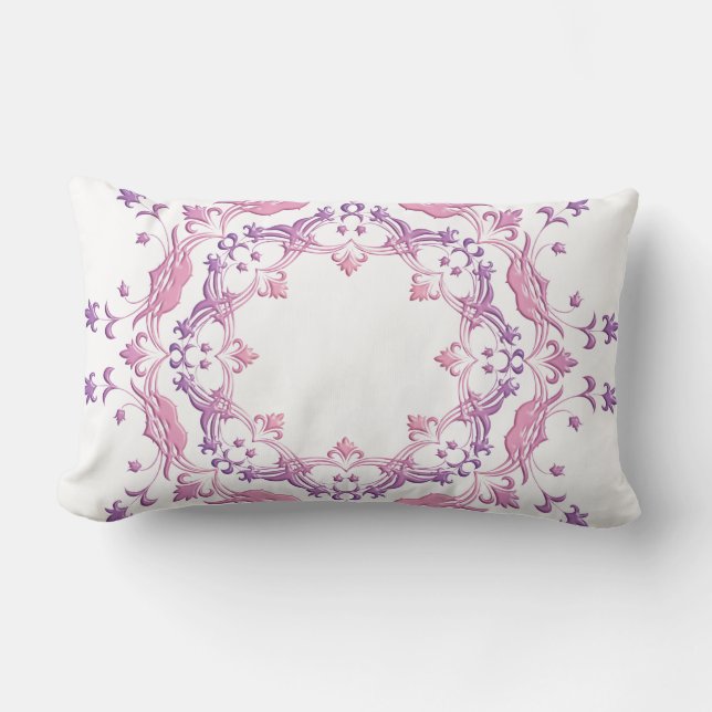 Almofada Lombar Mandala floral étnica (Frente)