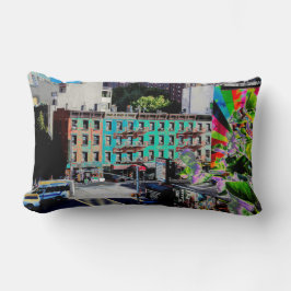 Almofada Lombar Manhattan Nova Iorque, edifício tradicional de apa