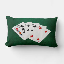 Almofada Lombar Mãos de pôquer - Cartão alto - Rainha