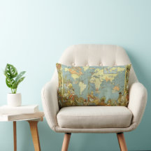 Mapa Mundial Antiquado do Império Britânico, 1886