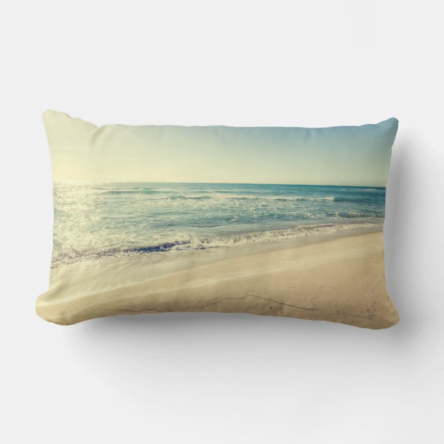 Almofada Lombar Mar no inverno (Frente)