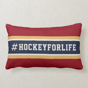 Almofada Lombar Marinho do #hockeyforlife & hóquei em gelo