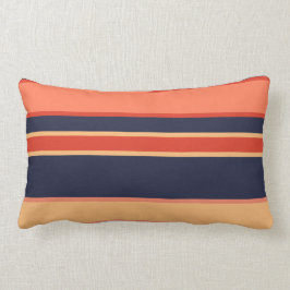 Almofada Lombar Marinho moderno Coral Mango Laranja Mama Amarelo