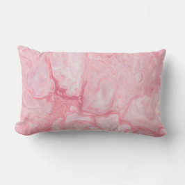 Almofada Lombar Mármore Rosa Coleção da Família Burton