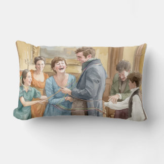 Almofada Lombar Mary Bennet's story in a Throw Pillow