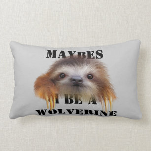 Almofada Lombar Maybes eu seja um travesseiro decorativo de