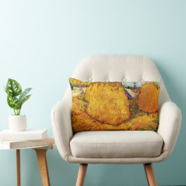 Almofada Lombar Medas de feno na Provença por Vincent van Gogh