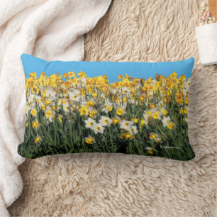 Almofada Lombar Medley de Duas Toneladas de Flores Daffodil