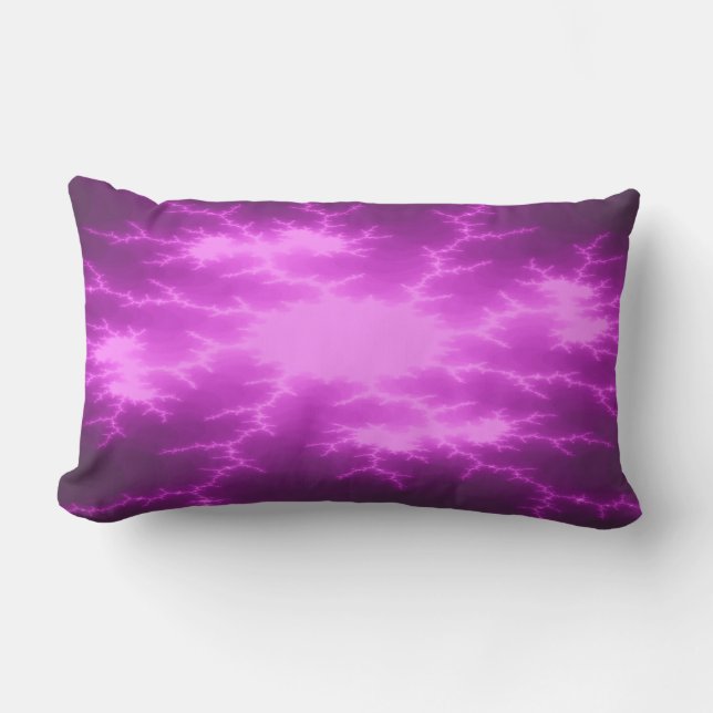 Almofada Lombar Mega Lightning Fractal Travesseiro (Frente)