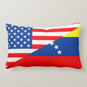 Almofada Lombar meia bandeira EUA de Estados Unidos América