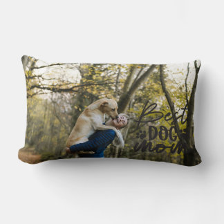 Almofada Lombar Melhor Mãe de Cachorro Foto Personalizada do Cacho