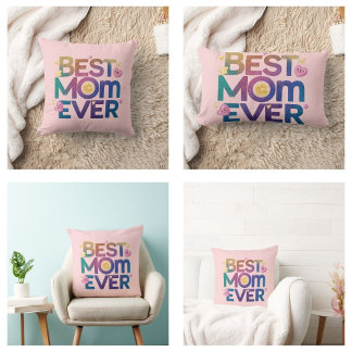 Almofada Lombar Melhor Mãe Que Nunca Corações E Flores
