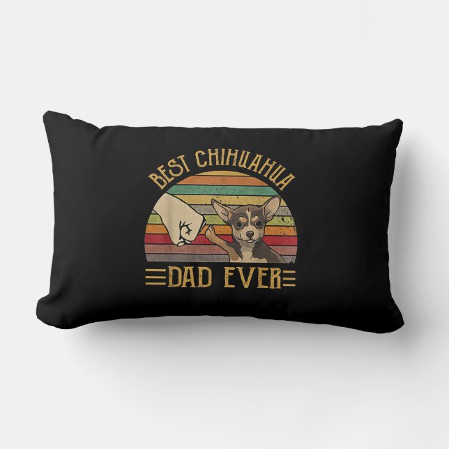 Almofada Lombar melhor pai chihuahua    eversunset (Frente)