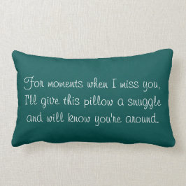 Almofada Lombar Memória "sempre comigo" travesseiro