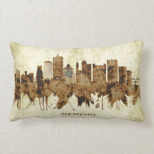 Almofada Lombar Memphis Tennessee Cityscape