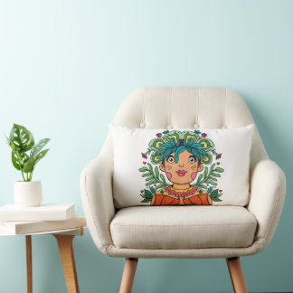 Almofada Lombar Menina Fofa, Travesseiro