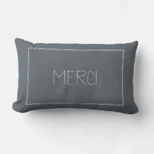 Almofada Lombar MERCI - OBRIGADO - francês