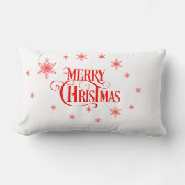 Almofada Lombar Merry Christmas and good Wisches