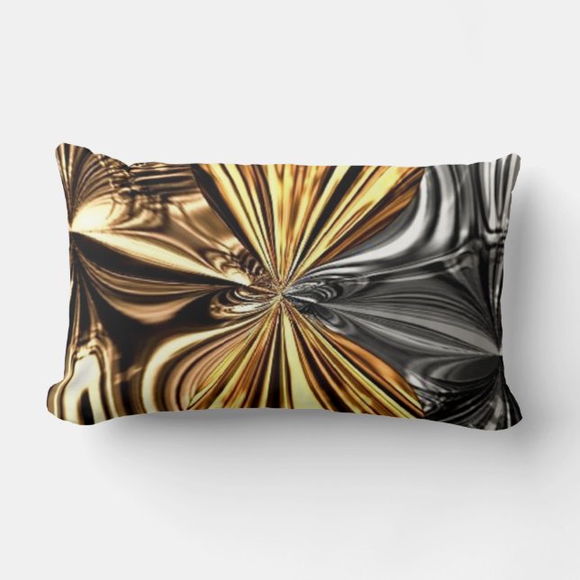 Almofada Lombar Metallic Bow Liquid Knotting Pillow (Frente)