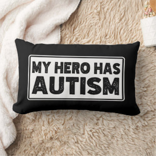 Almofada Lombar Meu Herói Tem Conscientização do Autismo Aniversár