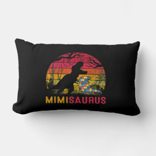 Almofada Lombar Mimi Saurus Rex Autismo Sensibilização Engraçado D