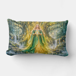 Almofada Lombar Mistress Beneath the World Tree Enchanted Fantasy