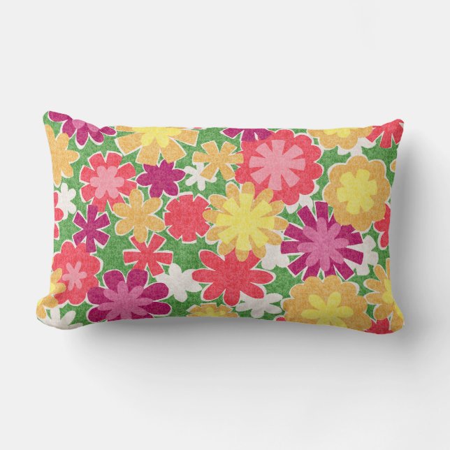 Almofada Lombar Mistura Floral (Frente)