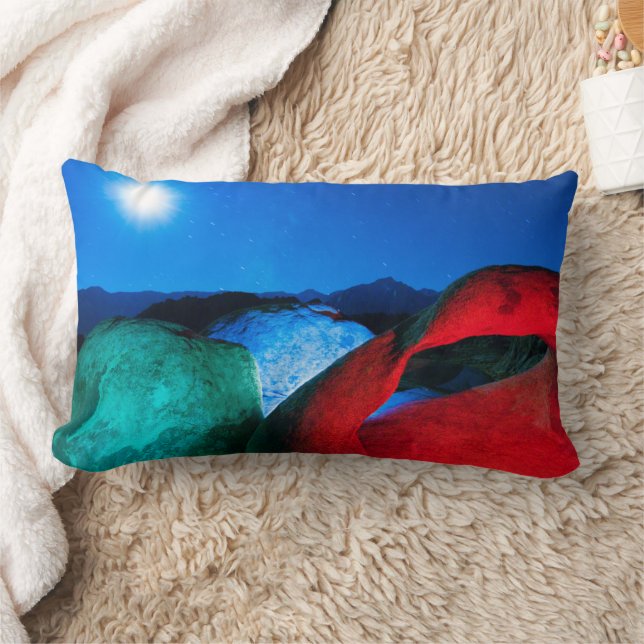 Almofada Lombar Mobius Arch e Rocks | Colinas do Alabama, Californ (Cobertor)