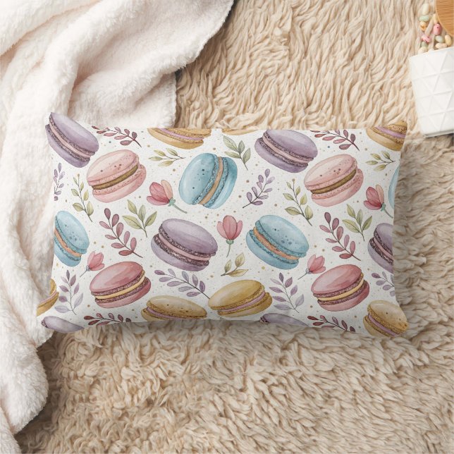 Almofada Lombar Modern Fun Sweet Macaroons (Cobertor)