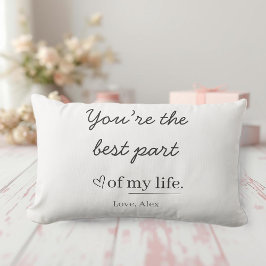 Almofada Lombar Modern Personalized Love Quote 
