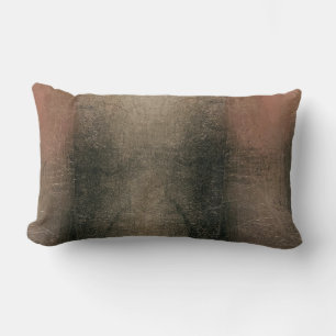 Almofada Lombar Moderno Abstrato Rosa Dourado Preto Grunge