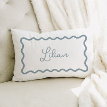 Monograma de Quadro Dusty Blue Wavlop