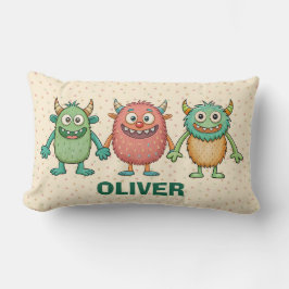 Almofada Lombar Monstrinhos Personalizados