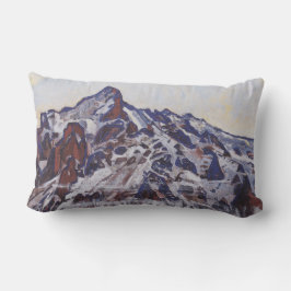 Almofada Lombar Montanha Wetterhorn (Paisagem de inverno de neve)