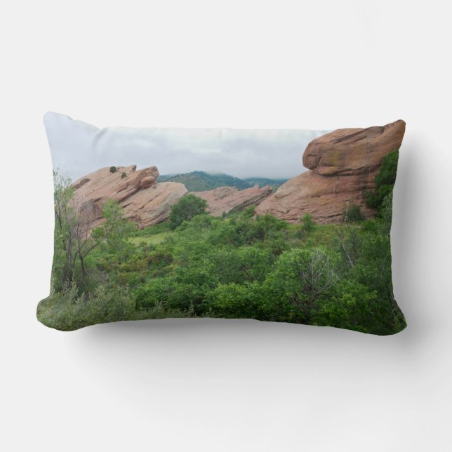 Almofada Lombar Montanhas Red Rocks Ridge e Valley (Frente)