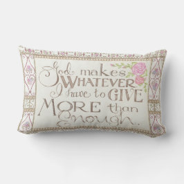Almofada Lombar More Than Enough Throw Pillow