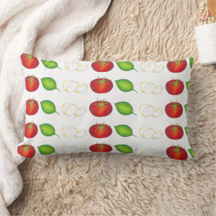 Almofada Lombar Mozzarella Tomato Basil Itália Comida Caprese