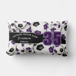 Almofada Lombar Muitas bolas de futebol com espírito de presentes 