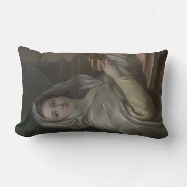 Almofada Lombar Mulher retratada como Virgem Vestal (Roma Antiga) (Frente)